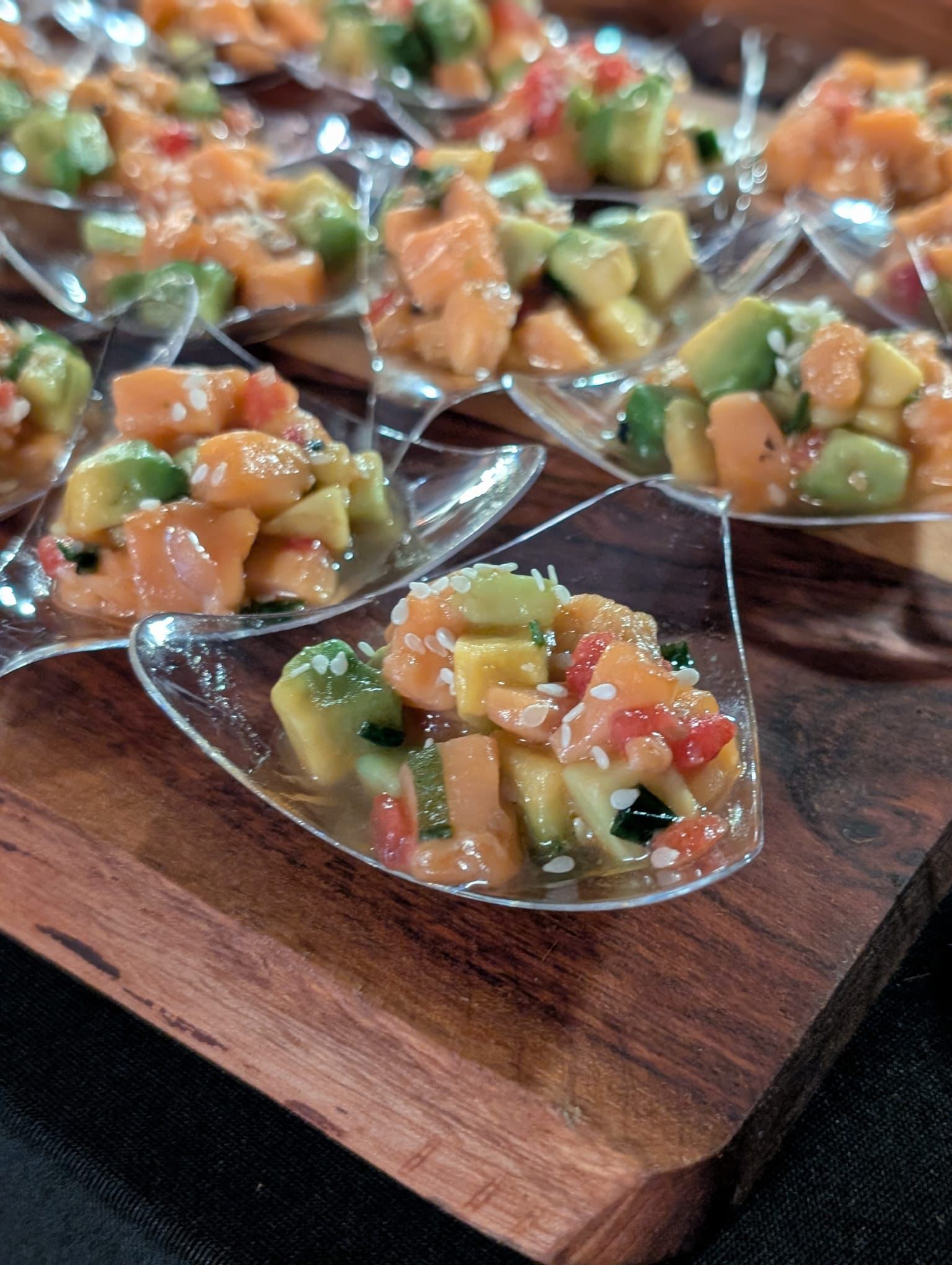 Canapés & Passed Bites — La Peregrina Miami catering