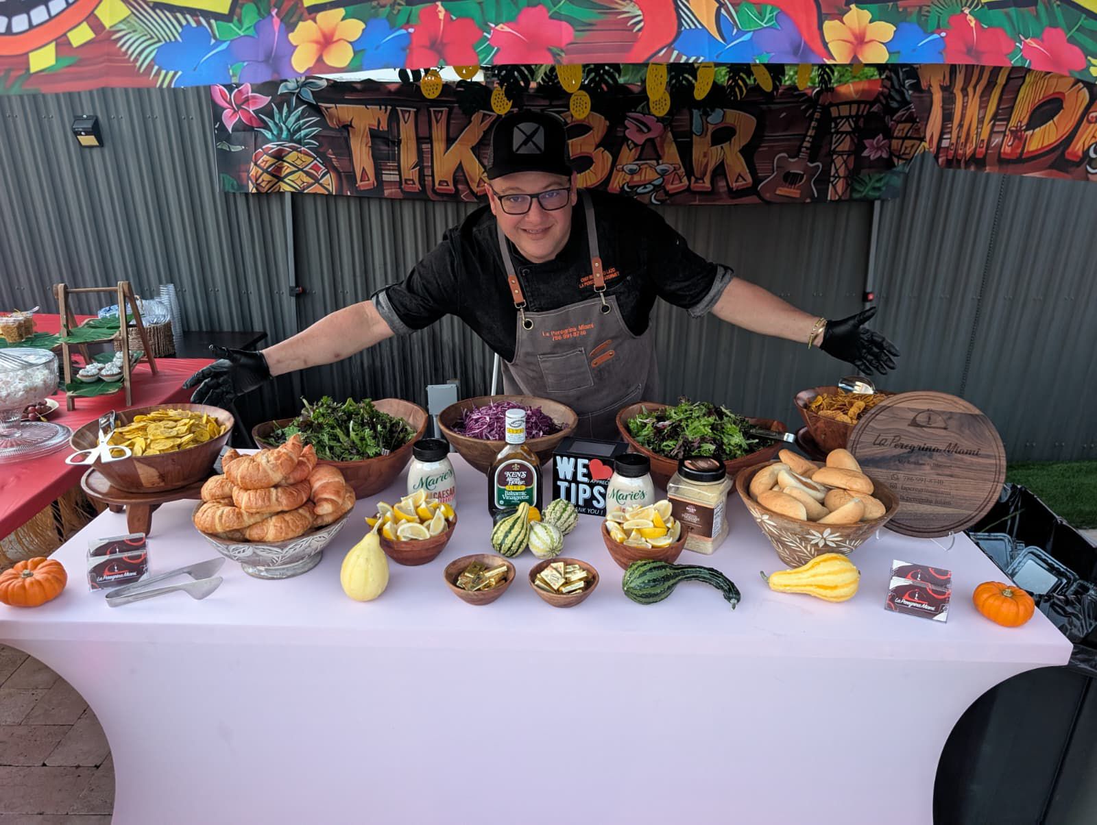 Salad & Tiki Bar — La Peregrina Miami catering