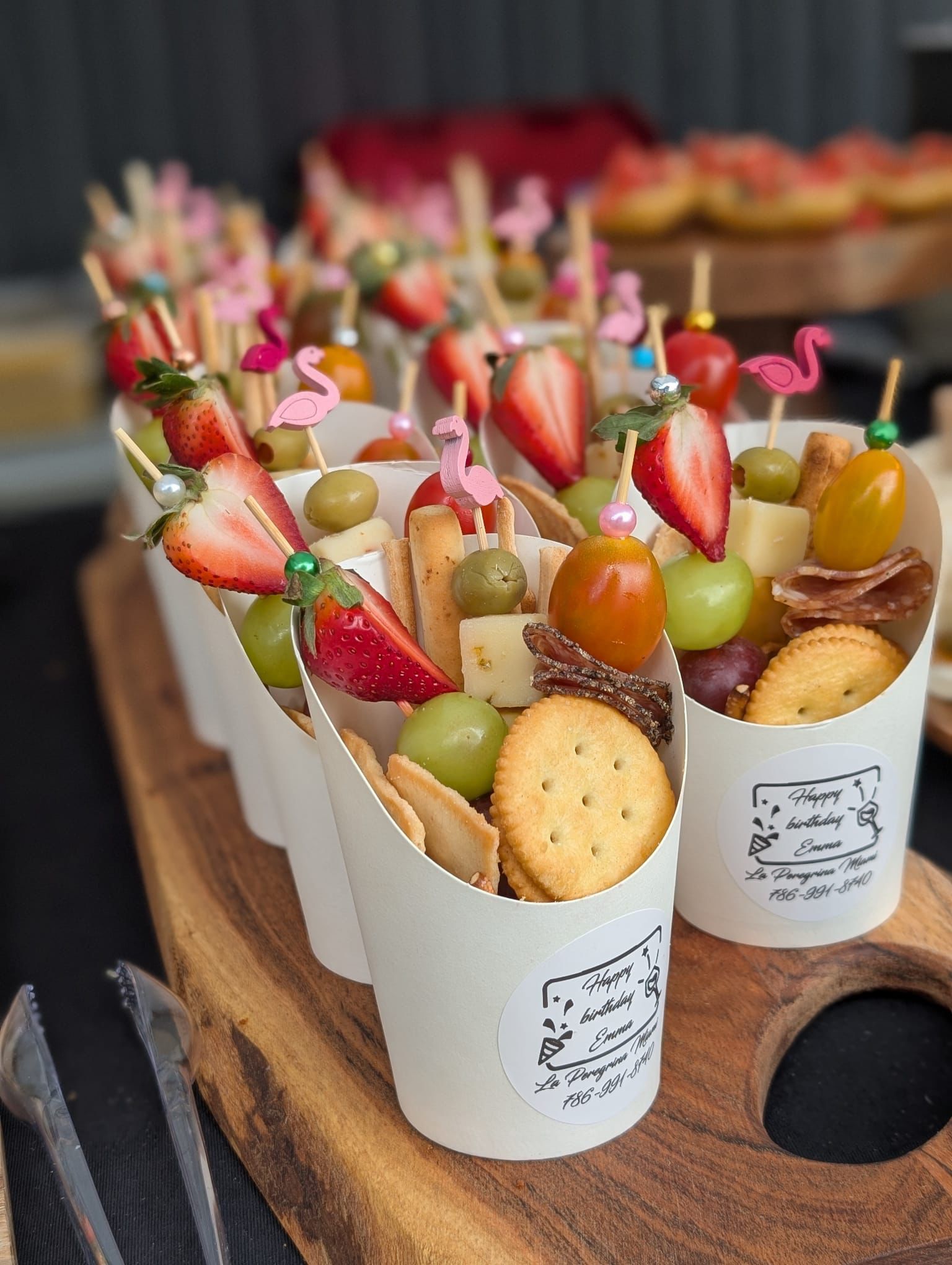 Canapés & Passed Bites — La Peregrina Miami catering